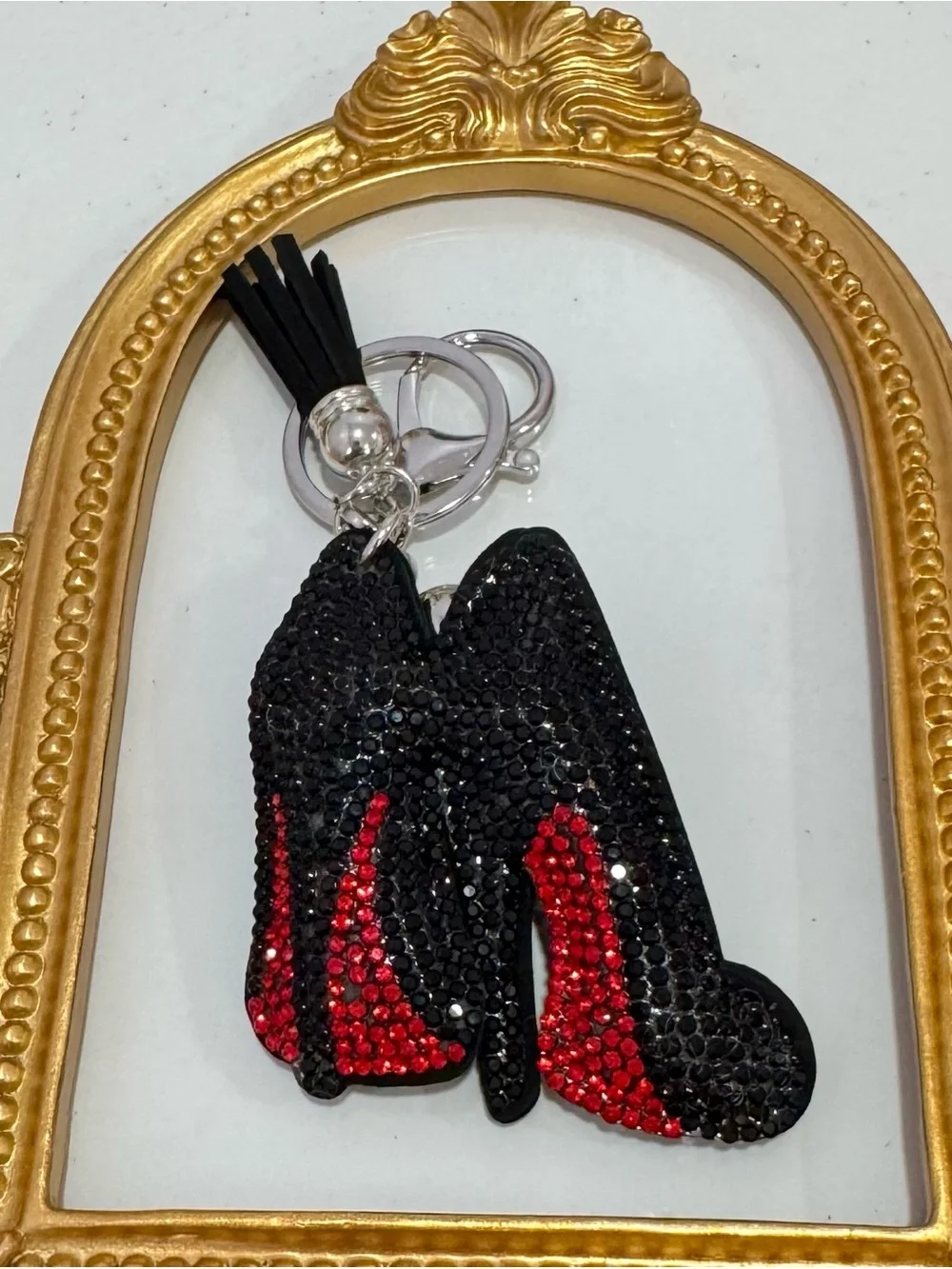 New Glam Crystal High Heel Keychain